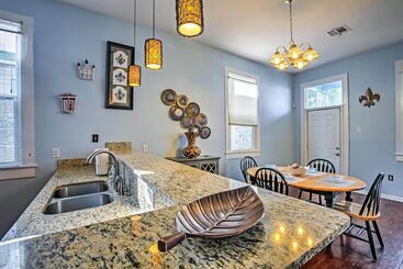 5 Mi To Bourbon Street: Central Nola Home