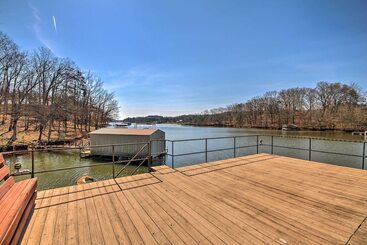 Lake Lanier Home W/ Dock, Boat Parking, & Grill!