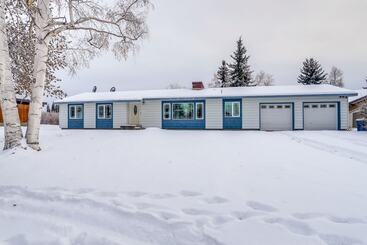 Spacious Fairbanks Home W/ Fireplaces!