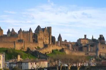 관광객 아파트 Appartement Charmant A Carcassonne Avec Terrasse