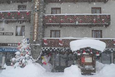 هتل Hôtel Du Glacier Des Evettes