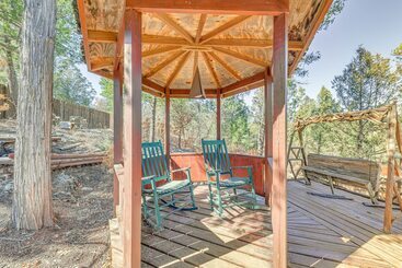 Ruidoso Cabin W/ Deck ~ 1 Mi To Midtown!
