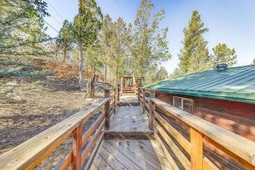 Ruidoso Cabin W/ Deck ~ 1 Mi To Midtown!