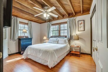 بيت ريفى Charming Cabin W/ Fire Pit & Decks ~ 7 Mi To Helen