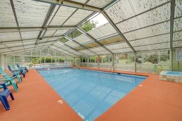 Maggie Valley Resort Home: Fire Pit, Pool & Stream
