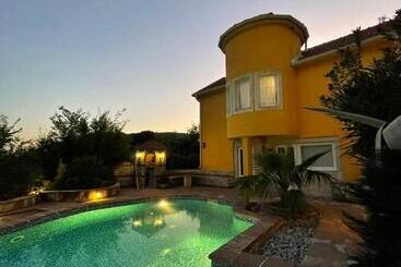 Yellow Villa With A Sea View