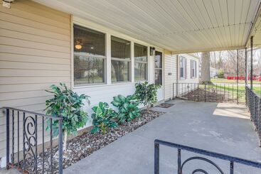 South Bend Home W/ Gas Grill Near Universities!