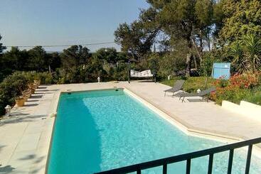 تختخواب و صبحانه Charmant Petit Studio Avec Jardin Et Piscine