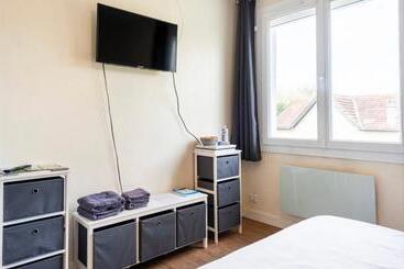 تختخواب و صبحانه Villa Des Palmiers, Chambre 2, Lit Double