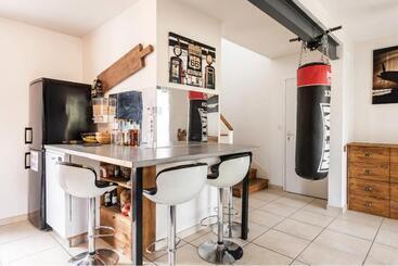 تختخواب و صبحانه Villa Des Palmiers, Chambre 2, Lit Double
