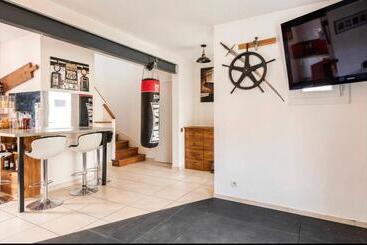 تختخواب و صبحانه Villa Des Palmiers, Chambre 2, Lit Double