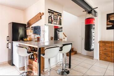 تختخواب و صبحانه Villa Des Palmiers, Chambre 2, Lit Double