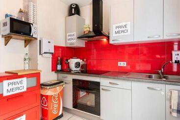 تختخواب و صبحانه Villa Des Palmiers, Chambre 2, Lit Double