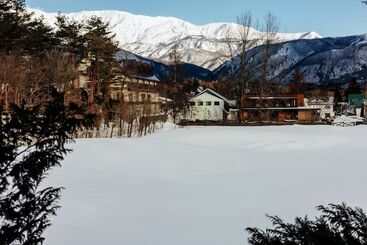 تختخواب و صبحانه Hakuba Pension & Log Hotel Meteor