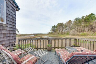 Peaceful Wells Retreat W/ Deck & Water Views