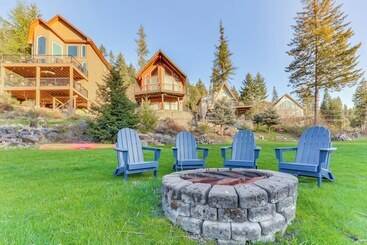 Lakefront Coeur D Alene Home W/ Deck + Shared Dock