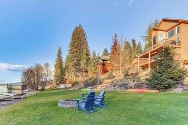 Lakefront Coeur D Alene Home W/ Deck + Shared Dock