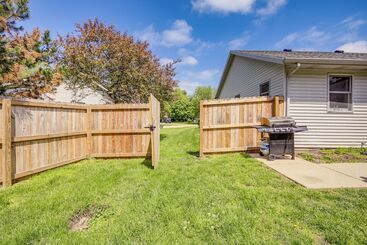 Lovely Terre Haute Home W/ Private Yard & Hot Tub!