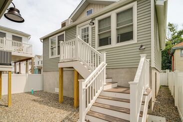 Newly Built North Wildwood Cottage, Walk To Beach!
