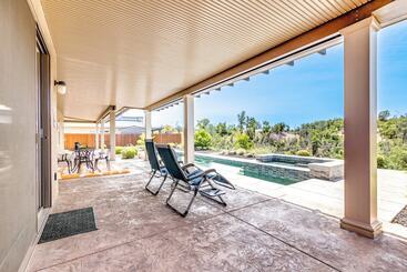 Private Redding Home W/ Pool & Mountain Views
