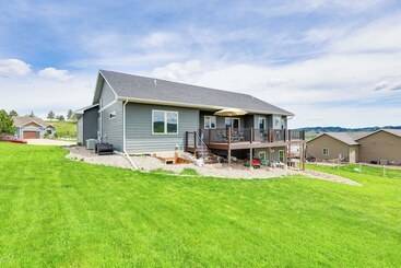 Spearfish Retreat W/ Fireplace + Mountain Views!