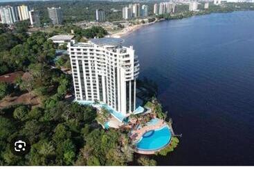 هتل Flat No Condomínio Do Edifício Tropical Executive E Residence Com Vista Para O Rio