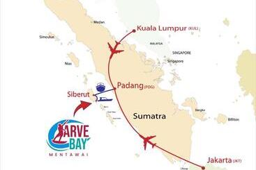 تختخواب و صبحانه Carve Bay Mentawai