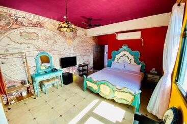 تختخواب و صبحانه 綠島寧靜海潛水 城堡館 Twinkleocean Diving Hostel