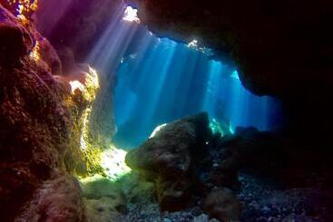 تختخواب و صبحانه 綠島寧靜海潛水 城堡館 Twinkleocean Diving Hostel