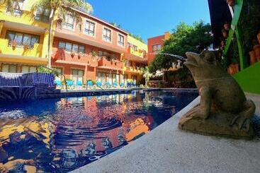 酒店 Casa Lotería  Pueblito Sayulita  Colorful, Family And Relax Experience With Private Parking And Pool