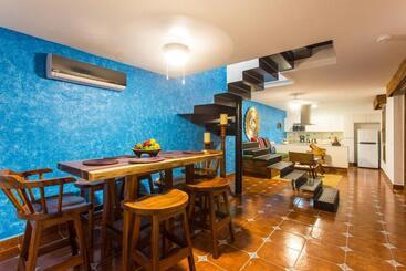 酒店 Casa Lotería  Pueblito Sayulita  Colorful, Family And Relax Experience With Private Parking And Pool