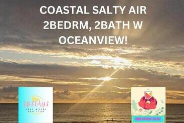 Coastal Salty Air 2bedrm 2bath W Ocean Views!