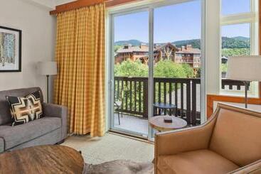 استراحتگاه 319 Lodge At Spruce Peak Ski In Ski In Ski Out King Studio