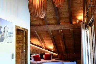 هتل Hôtel Alpina & Spa   Restaurant Oxalis
