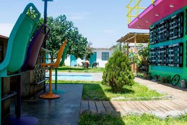The Upcycled Hostel Huacachina