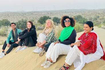 Jaisalmer Hostel Crowd
