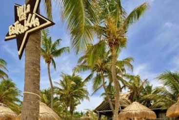 ホテル Villa Las Estrellas Tulum  Located At The Party Zone