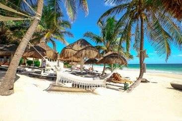 호텔 Villa Las Estrellas Tulum  Located At The Party Zone