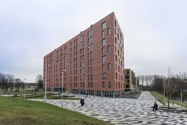 호스텔 Peel Park Quarter   Campus Accommodation