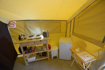 هتل Les Prets A Camper Du Camping Tadoussac