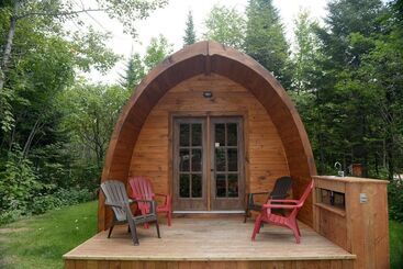 هتل Les Prets A Camper Du Camping Tadoussac