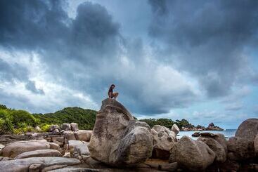 پانسیون Boulder Bay Eco Resort   Nga Khin Nyo Gyee Island