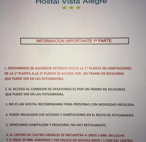 Hotel Hostal Vista Alegre