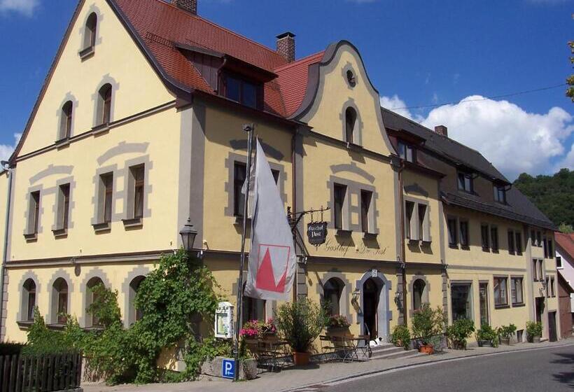 호텔 Gasthof Die Post Brennerei Frankenhöhe