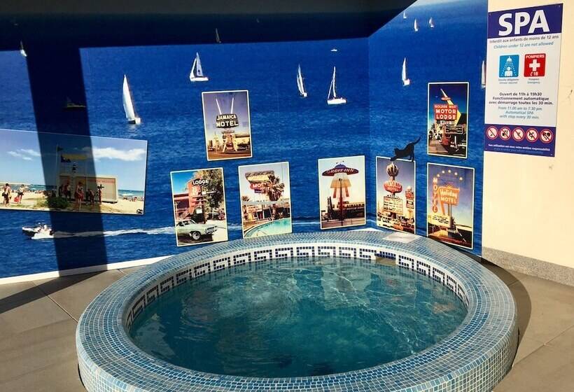 Мотель Amerique Hotel Palavas Piscine Plage