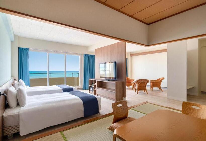 בית מלון כפרי En Resort Kumejima Eef Beach