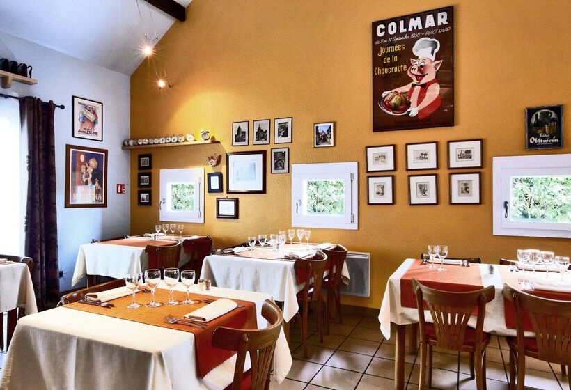 Отель Hôtel Restaurant Kyriad Mulhouse Nord Illzach