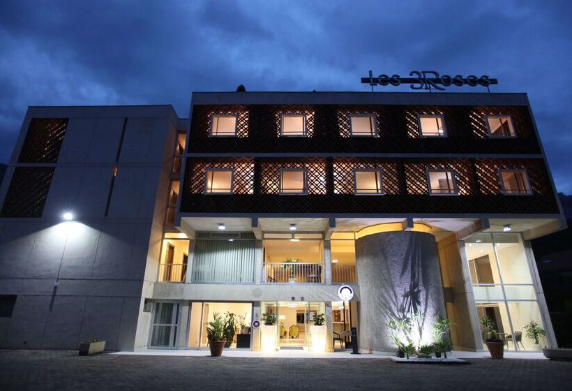 هتل Hôtel Les Trois Roses, Meylan Grenoble The Originals Boutique