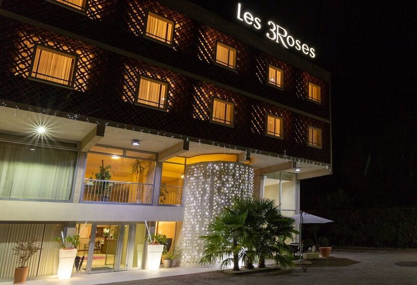 هتل Hôtel Les Trois Roses, Meylan Grenoble The Originals Boutique