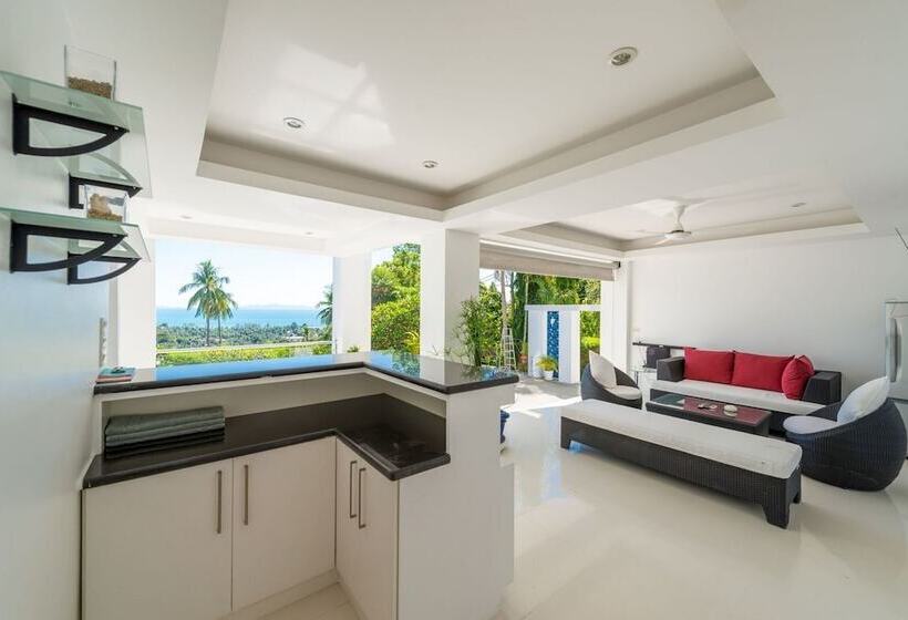 White Stone   Luxurious Sunset View 4 Bed Pool Villa